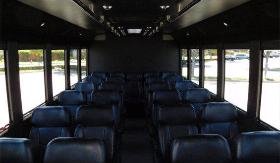 Executive Party Bus - leather interior